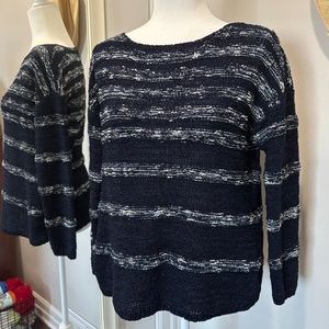 Talbots Navy & White Sweater - PL